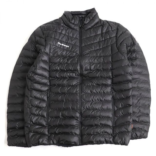 極美品◆MAMMUT マムート Albula IN Jacket ロゴデザイン 中綿入り ZIPジャケット/アウター ブラック XL メンズ 正規品 オススメ◎