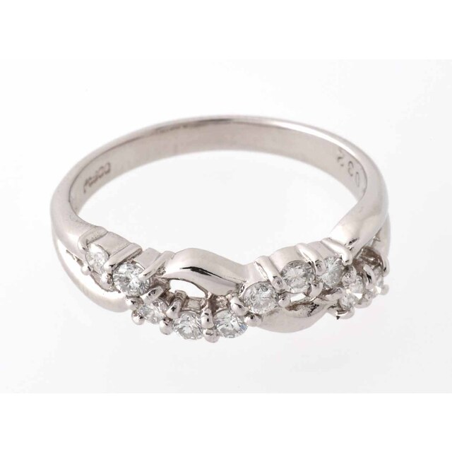 Pt.900 ダイヤリング 0.32ct #12 01-b145957 Pt.900 ダイヤリング 0.32ct #12 01-b145957