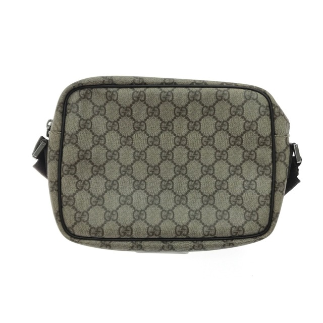 Gucci - ▽▽GUCCI グッチ GGプラス ショルダーバッグ PVC レザー