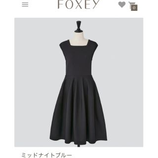 フォクシー(FOXEY)のフォクシー ワンピース  DRESS "SONNET" 現行品 (ひざ丈ワンピース)