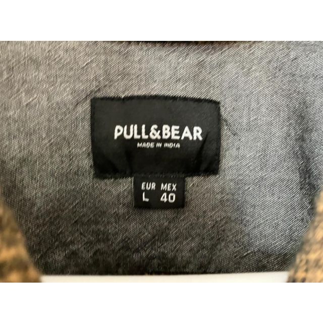 Pull&Bear ネルシャツ チェック L コットン