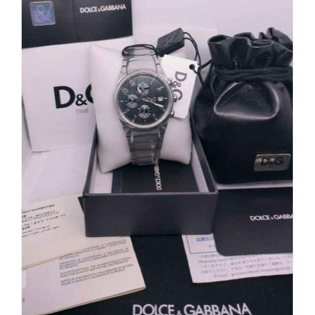 美品】【美品】動作品 Dolce Gabbana 腕時計 ドルガバ メンズ DG 定価9