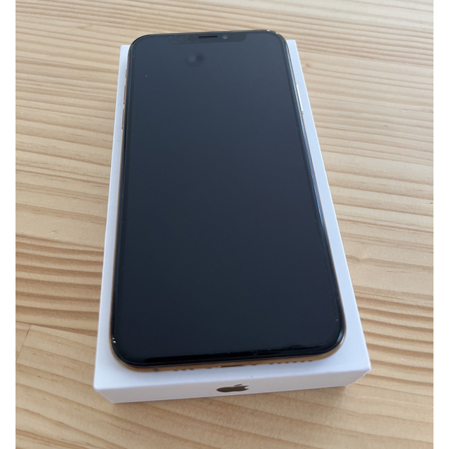 iPhone(アイフォーン)のiPhone XS ゴールド256 GB【SIMフリー】 スマホ/家電/カメラのスマートフォン/携帯電話(スマートフォン本体)の商品写真