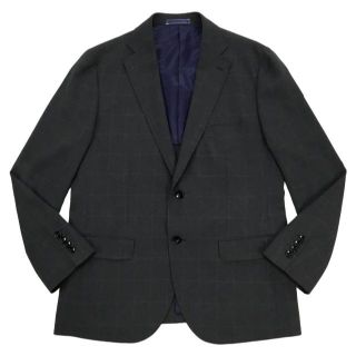 シルバー金具 AOKI コラボ 黒シャド-ストライプ テ-ラ-ドジャケット