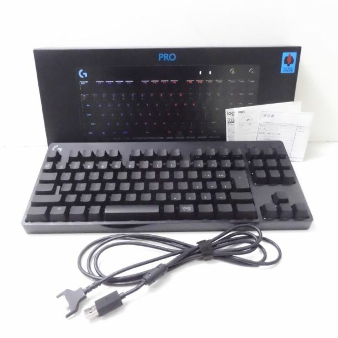 logicool G ロジクール G G-PKB-002LNd PROテンキーレスゲーミングキーボード メカニカル 有線 GX RED リニア 日本語配列 HU409C
