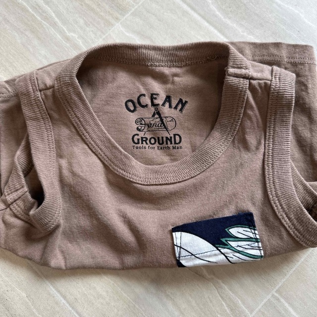 OCEAN&GROUND(オーシャンアンドグラウンド)のオーシャングラウンド　80 ノースリーブ キッズ/ベビー/マタニティのキッズ服男の子用(90cm~)(Tシャツ/カットソー)の商品写真
