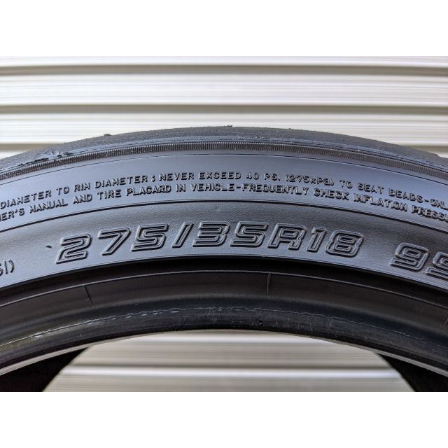 DL 275/35R18 DUNLOP DIREZZA ZⅡ☆ タイヤ 2本