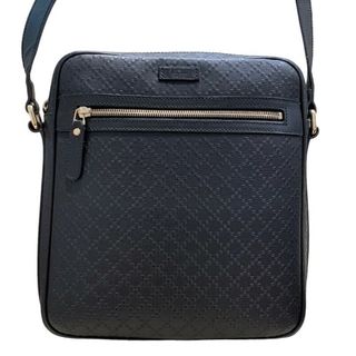 グッチ(Gucci)の　グッチ GUCCI ディアマンテメッセンジャー 201448 ブラック レザー メンズ ショルダーバッグ(ショルダーバッグ)