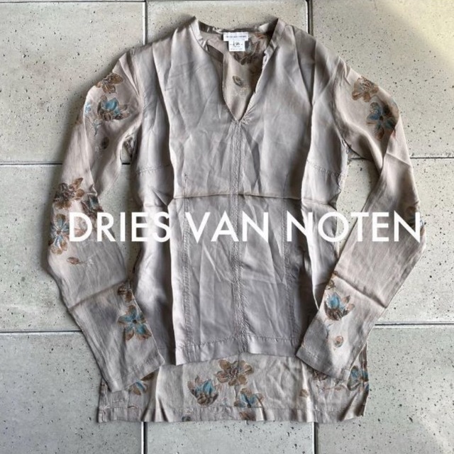 dries van noten（ライカ期） 花柄ブラウス - シャツ/ブラウス(長袖/七分)