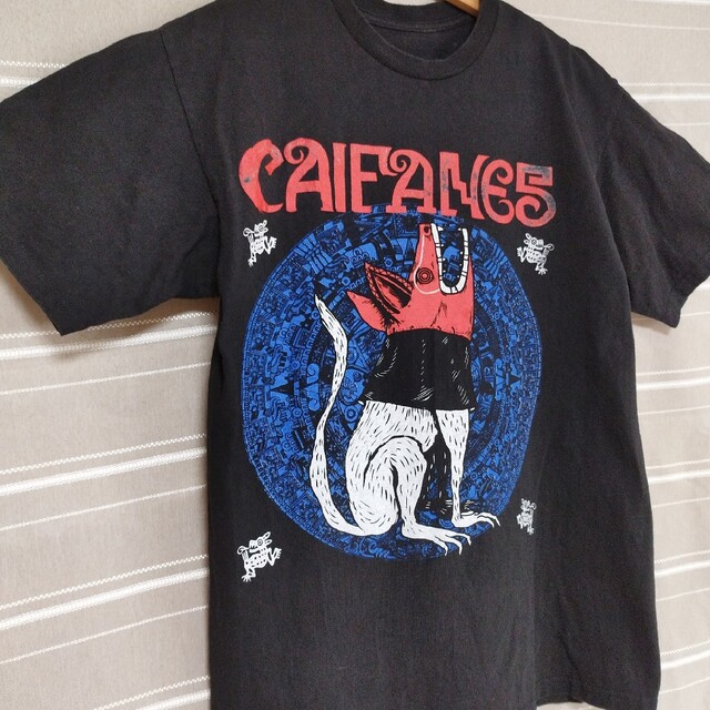 CAIFANES カイファネス バンドTシャツ tシャツ バンt ロック 黒 3