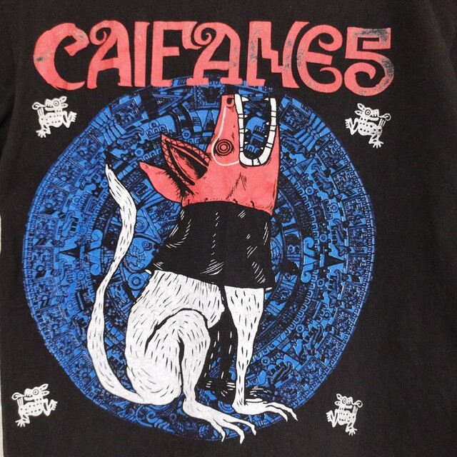 CAIFANES カイファネス バンドTシャツ tシャツ バンt ロック 黒 2