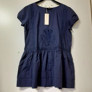 ミスティウーマン(mysty woman)のmysty woman 刺繍切り替えブラウス　未使用タグ付き(シャツ/ブラウス(半袖/袖なし))