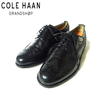 コールハーン(Cole Haan)の美品 COLE HAAN コールハーン ビジネスシューズ 革靴 約25.5㎝(ドレス/ビジネス)