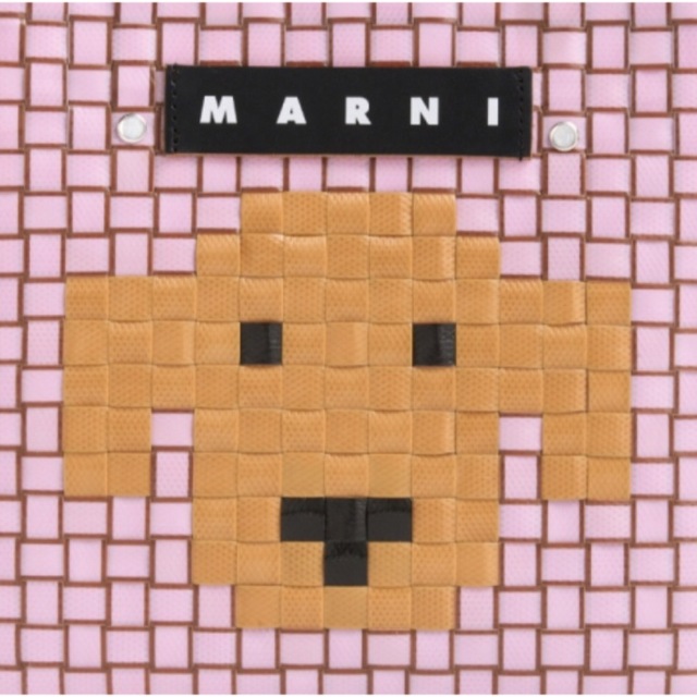 Marni - 【新品未使用】マルニマーケット アニマルバスケット ピンク