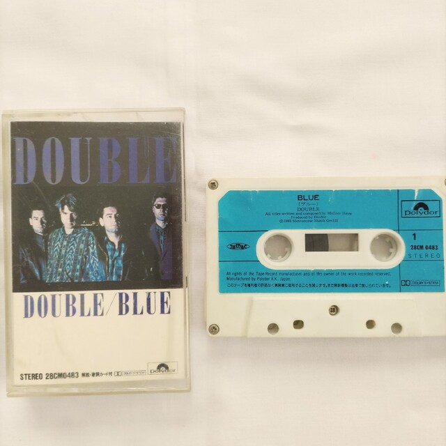 1980年代 レア品【DOUBLEドゥーブル/BLUE】カセットテープ