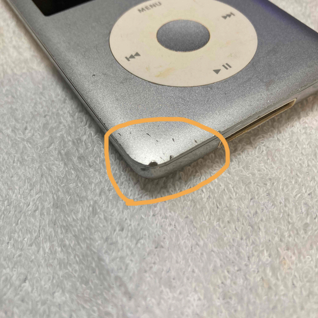 Apple(アップル)のiPod classic80GB シルバー スマホ/家電/カメラのオーディオ機器(ポータブルプレーヤー)の商品写真