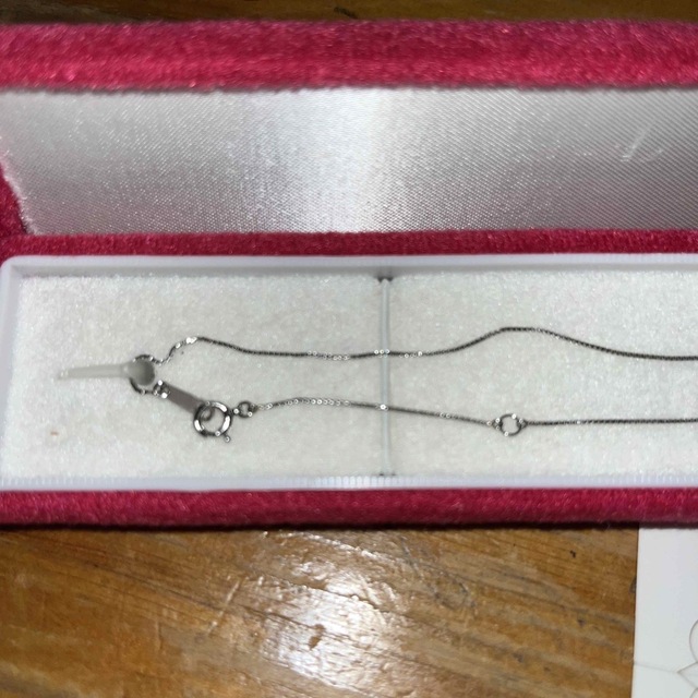 プラチナ クロスダイヤモンドネックレス 0,5ct.の通販 by もものり's