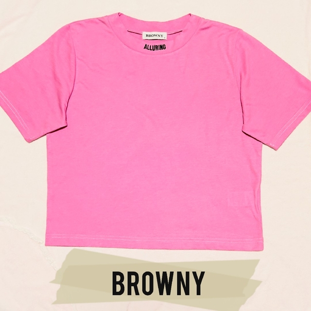 BROWNY(ブラウニー)の匿名配送　ブラウニー (BROWNY) 半袖Tシャツ レディースFREEサイズ レディースのトップス(Tシャツ(半袖/袖なし))の商品写真
