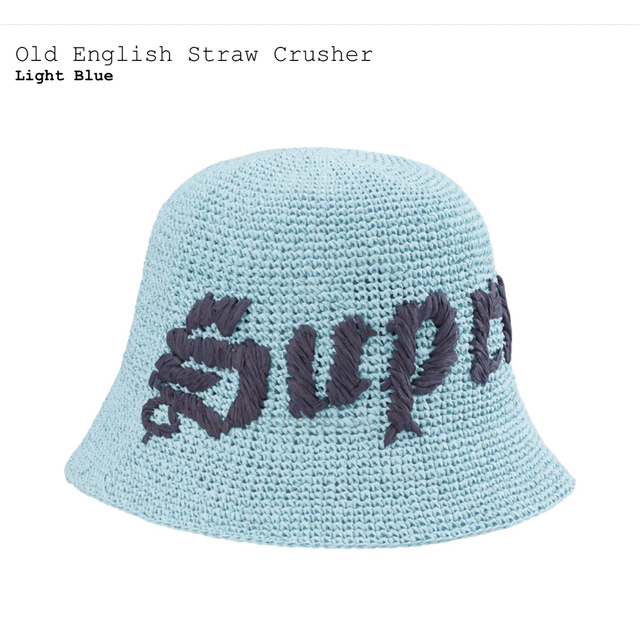 Supreme Old English Straw Crusher blue