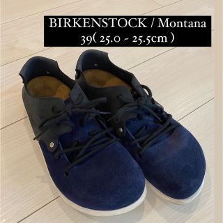 ビルケンシュトック(BIRKENSTOCK)のBIRKENSTOCK / Montana / 39 /ネイビー(スリッポン/モカシン)