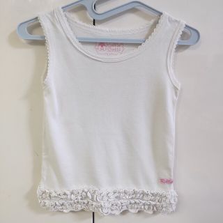 ラッフルバッツ(RuffleButts（TM）)の2T ラッフルバッツ フリル タンクトップ Ruffle Butts 中古 白(Tシャツ/カットソー)