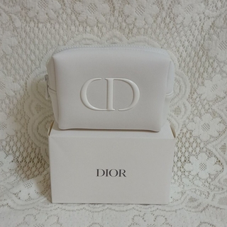 Christian Dior - 新品 Dior ディオール ポーチ ノベルティ ホワイトの 