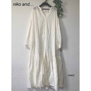 ニコアンド(niko and...)の⭐︎美品⭐︎ niko and… ロングカーディガン　size3(カーディガン)