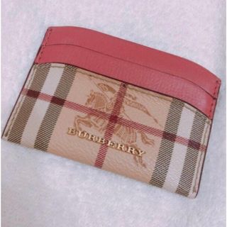 バーバリー(BURBERRY)の美品　バーバリーカードケース(名刺入れ/定期入れ)