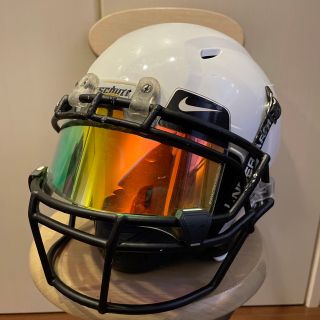 ナイキ(NIKE)のSchutt“Vengeance“Lサイズ 超軽量チタンフェイス・アイシールド付(アメリカンフットボール)