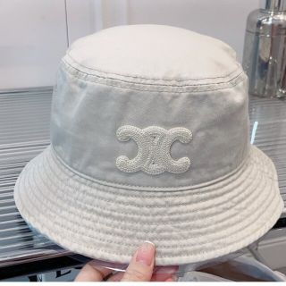 セリーヌ ハット(ホワイト/白色系)の通販 23点 | celineを買うならラクマ