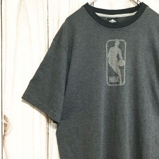 アディダス(adidas)のアディダス NBA 半袖Tシャツ グレー Ｌ ビッグロゴ 古着(Tシャツ/カットソー(半袖/袖なし))