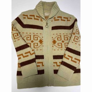 ペンドルトン(PENDLETON)の70s 白タグ ペンドルトン ビッグリボウスキ カーディガン(カーディガン)