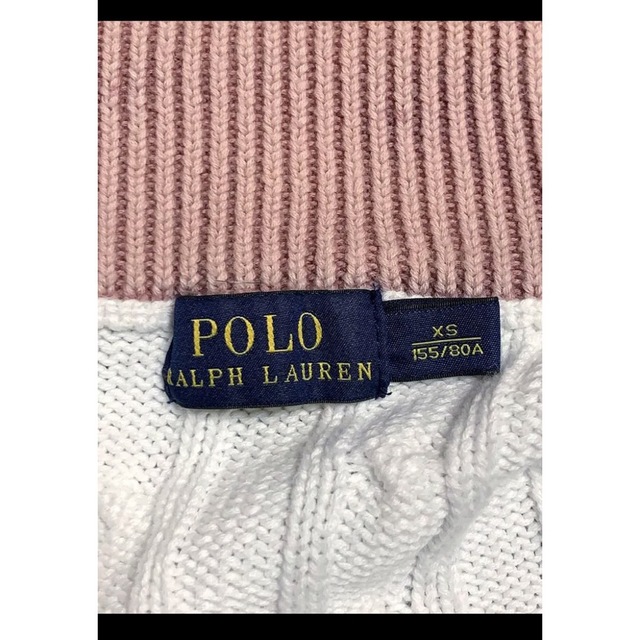 Ralph Lauren(ラルフローレン)のラルフローレン カーディガン ファスナー ニット ホワイト NO1189 レディースのトップス(カーディガン)の商品写真