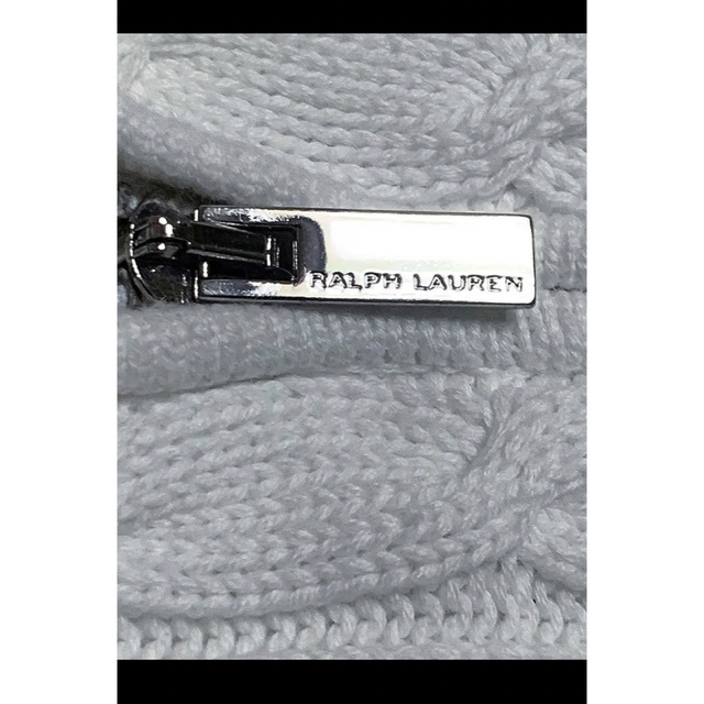 Ralph Lauren(ラルフローレン)のラルフローレン カーディガン ファスナー ニット ホワイト NO1189 レディースのトップス(カーディガン)の商品写真