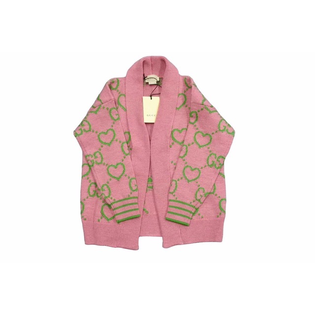 Gucci - 極美品 GUCCI グッチ ガールズ カーディガン GG柄 2022-23AW