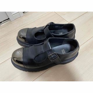 ドクターマーチン(Dr.Martens)の激レア！Dr.MartinスチールトゥーTストラップシューズ(ローファー/革靴)