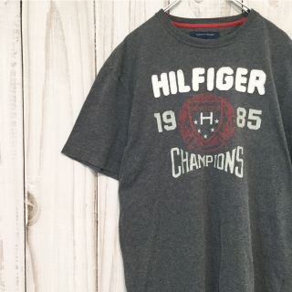 トミーヒルフィガー(TOMMY HILFIGER)の【人気】トミーヒルフィガー 半袖Tシャツ ロゴ刺繍 ビッグロゴ M(Tシャツ/カットソー(半袖/袖なし))