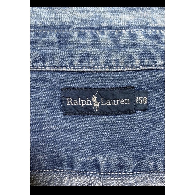 Ralph Lauren(ラルフローレン)のラルフローレン デニムシャツ ボタンダウン NO1190 レディースのトップス(シャツ/ブラウス(長袖/七分))の商品写真