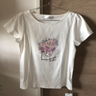 クチュールブローチ(Couture Brooch)の新品　Couture Brooch フラワープリントTシャツ　Sサイズ(Tシャツ(半袖/袖なし))