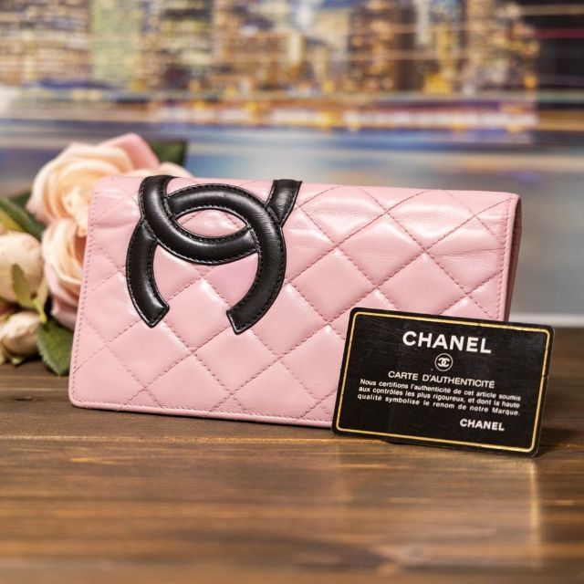 CHANEL カンボンライン コンパクト マトラッセ 正規保証1396