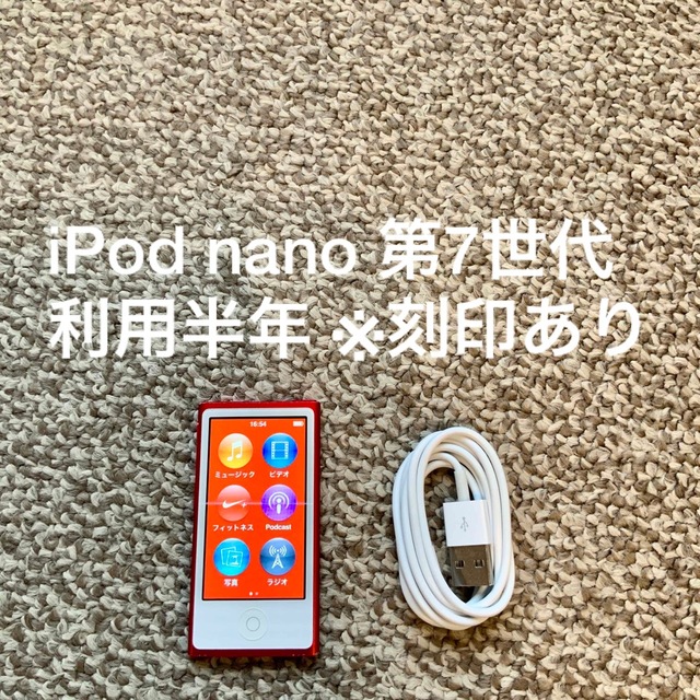 iPod nano 第7世代 16GB Apple A1446 アイポッド 本体 - ポータブル