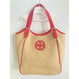 トリーバーチ(Tory Burch)のきまぐれ値下げ中！美品☆トリーバーチ　カゴバック　トートバッグ(かごバッグ/ストローバッグ)