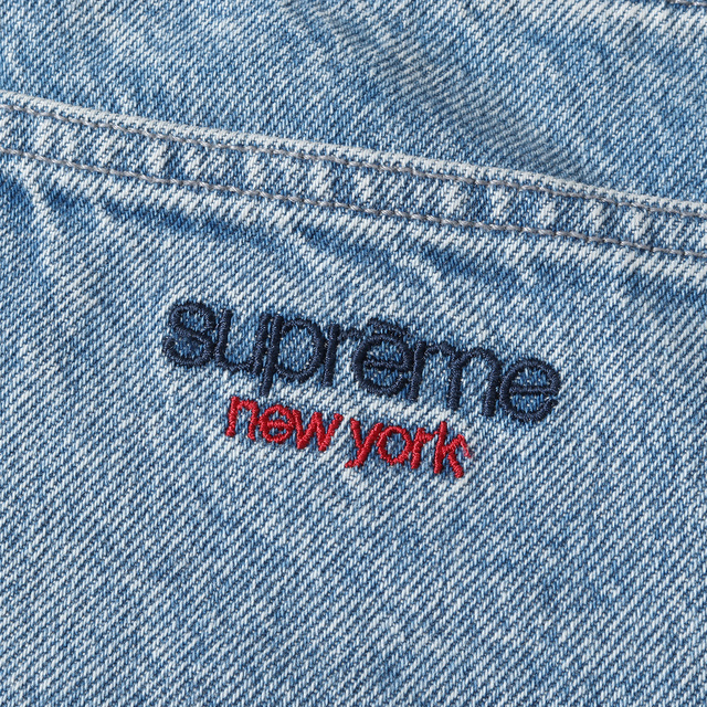 Supreme(シュプリーム)のSupreme シュプリーム パンツ サイズ:32 ウォッシュド デニム バギー ショーツ Baggy Denim Short 23SS ウォッシュドブルー クラシックロゴ 刺繍 ボトムス ショートパンツ【メンズ】 メンズのパンツ(ショートパンツ)の商品写真