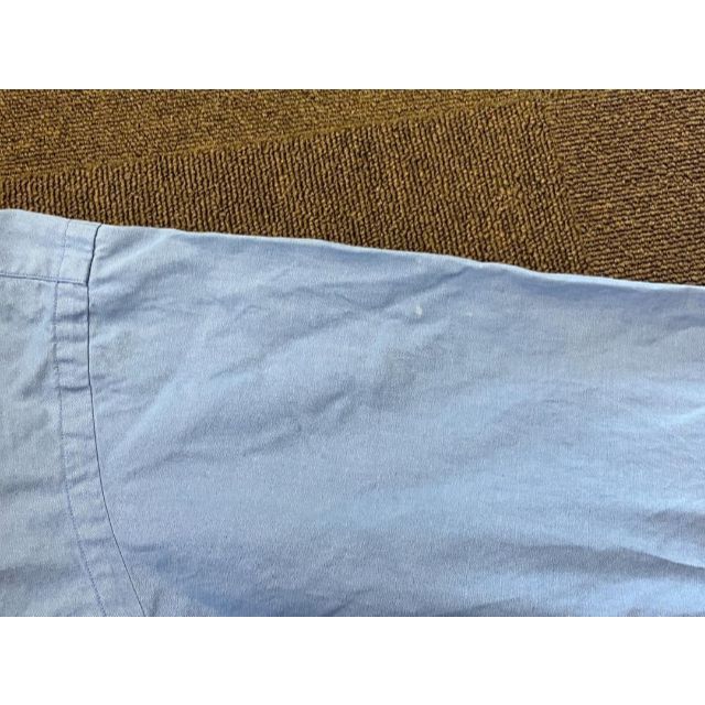 90s ラルフローレン ボタンダウン シャツ ブルー コットン メンズのトップス(シャツ)の商品写真