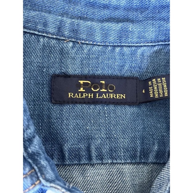 POLO ラルフローレン デニムワンピ ワンピース 米国購入 新品 POLO ラルフローレン デニムワンピ ワンピース 米国購入 新品