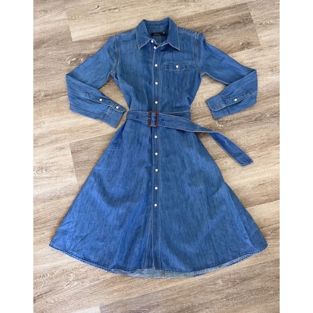 POLO ラルフローレン デニムワンピ ワンピース 米国購入 新品 POLO ラルフローレン デニムワンピ ワンピース 米国購入 新品