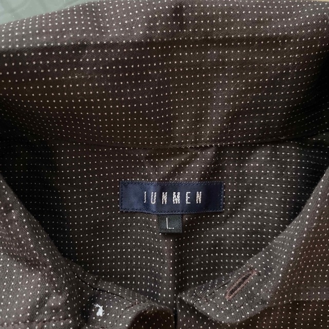 JUNMEN(ジュンメン)のJUNMEN ジュンメン 日本製 半袖シャツ ドット L メンズのトップス(シャツ)の商品写真