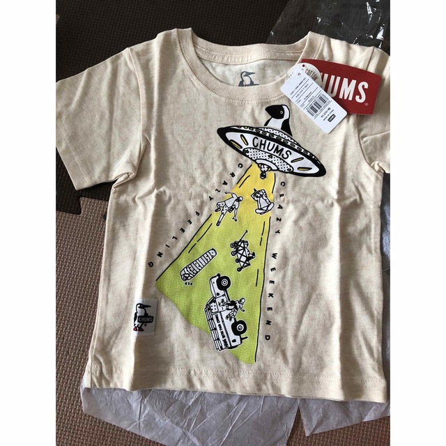 CHUMS(チャムス)のチャムス　キッズTシャツ　Sサイズ キッズ/ベビー/マタニティのキッズ服男の子用(90cm~)(Tシャツ/カットソー)の商品写真