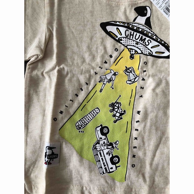 CHUMS(チャムス)のチャムス　キッズTシャツ　Sサイズ キッズ/ベビー/マタニティのキッズ服男の子用(90cm~)(Tシャツ/カットソー)の商品写真