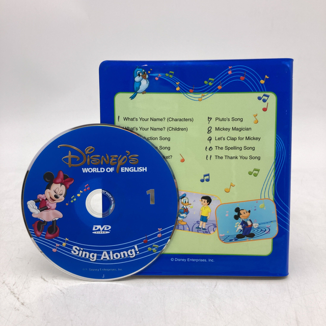 2010年購入 シングアロングDVD12枚 ディズニー英語システム 500306